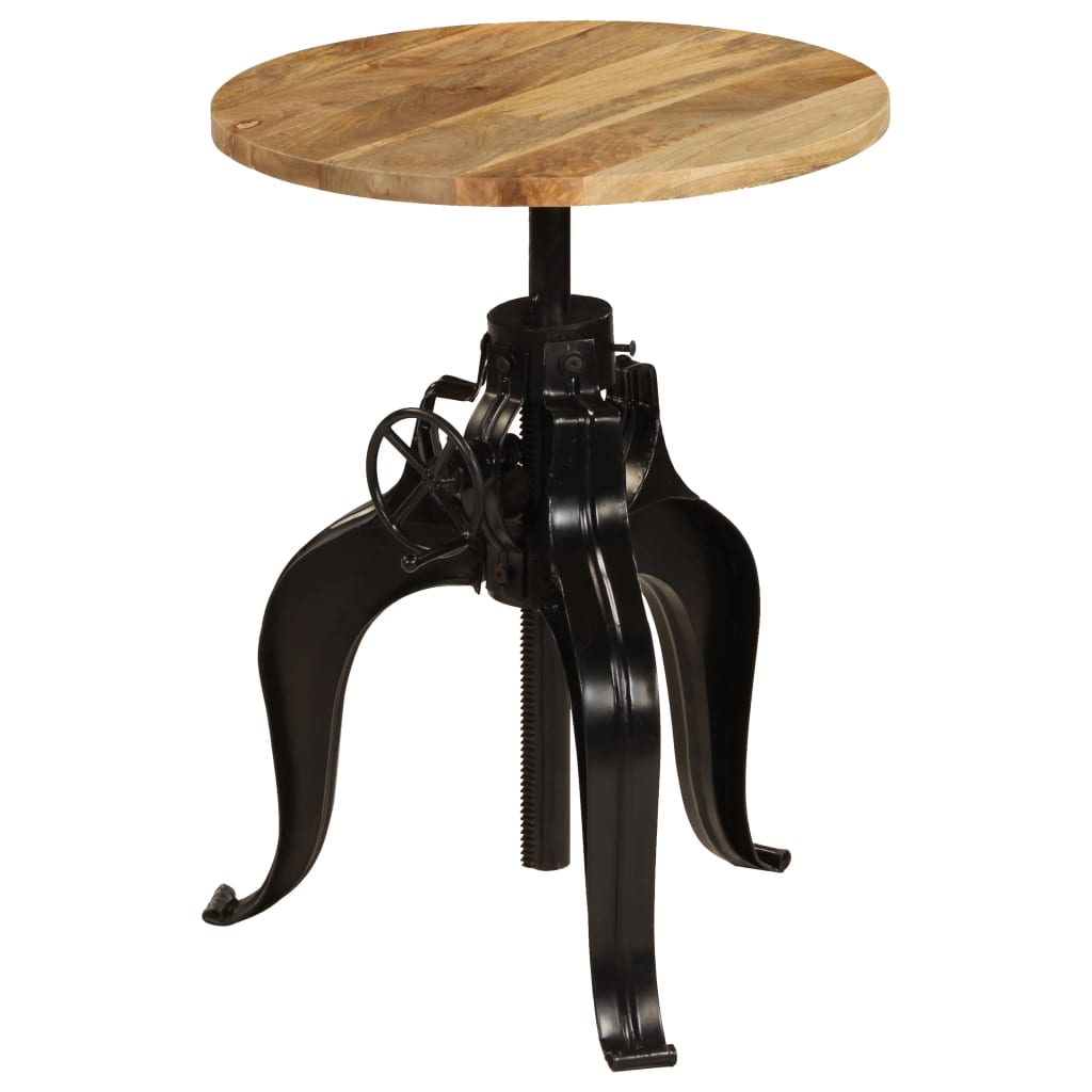 vidaXL Bar Table Solid Mango Wood 60x(76-110) cm
