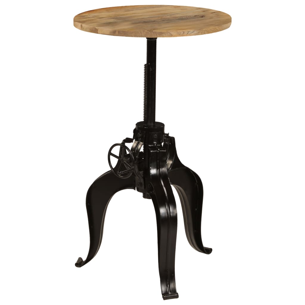 vidaXL Bar Table Solid Mango Wood 60x(76-110) cm
