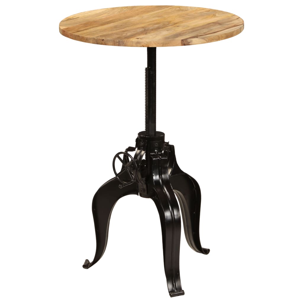 vidaXL Bar Table Solid Mango Wood 75x(76-110) cm
