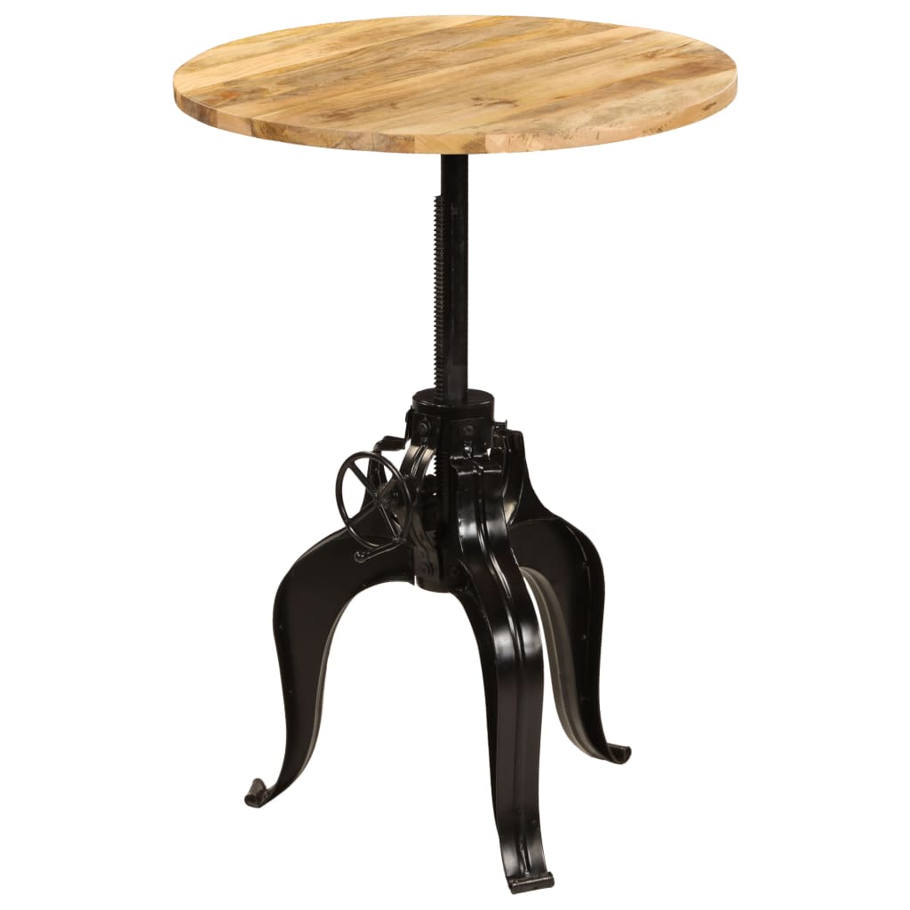 vidaXL Bar Table Solid Mango Wood 75x(76-110) cm