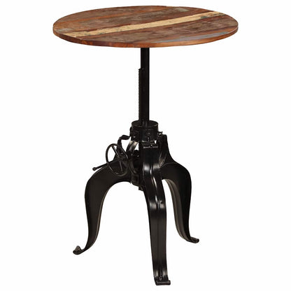 245269 vidaXL Bar Table Solid Reclaimed Wood 75x(76-110) cm