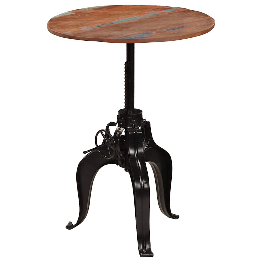 245269 vidaXL Bar Table Solid Reclaimed Wood 75x(76-110) cm
