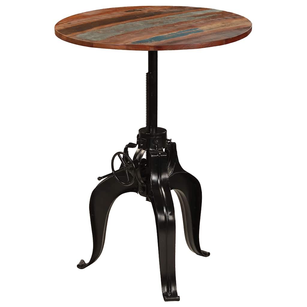 245269 vidaXL Bar Table Solid Reclaimed Wood 75x(76-110) cm