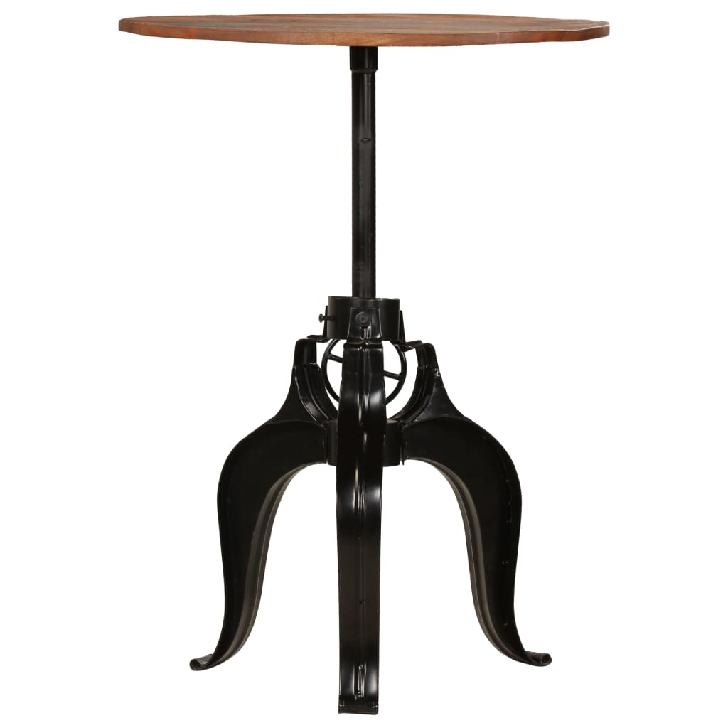 245269 vidaXL Bar Table Solid Reclaimed Wood 75x(76-110) cm