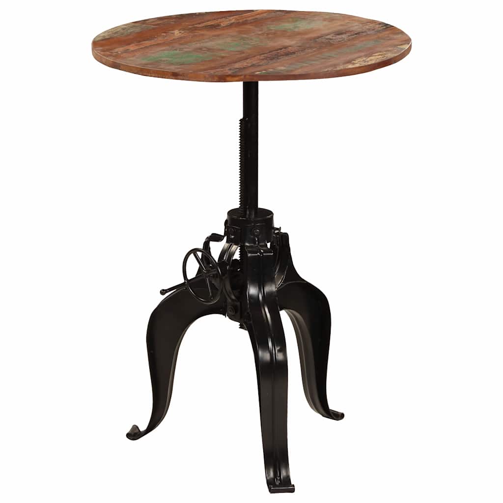 245269 vidaXL Bar Table Solid Reclaimed Wood 75x(76-110) cm
