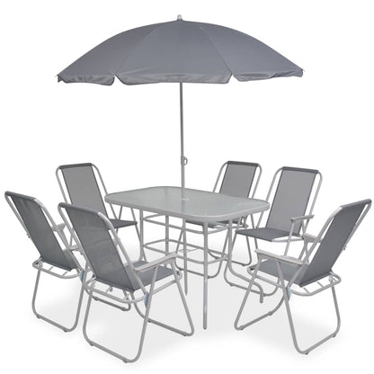 vidaXL Outdoor Dining Set | Grey