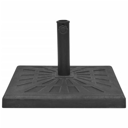 vidaXL Parasol Base Resin Square Black 19 kg