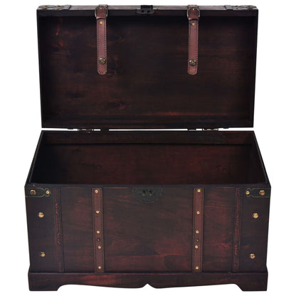 vidaXL Vintage Treasure Chest Wood 66x38x40 cm