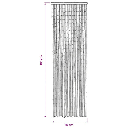vidaXL Insect Door Curtain Bamboo 56x185 cm