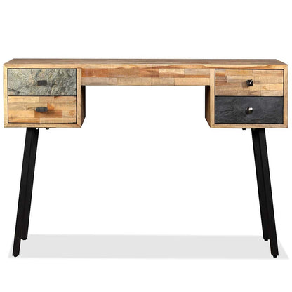 245402 vidaXL Writing Desk Solid Reclaimed Teak 110x50x76 cm