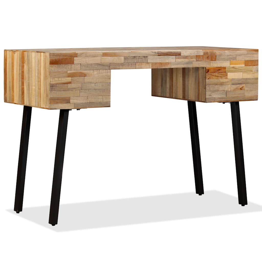 245402 vidaXL Writing Desk Solid Reclaimed Teak 110x50x76 cm