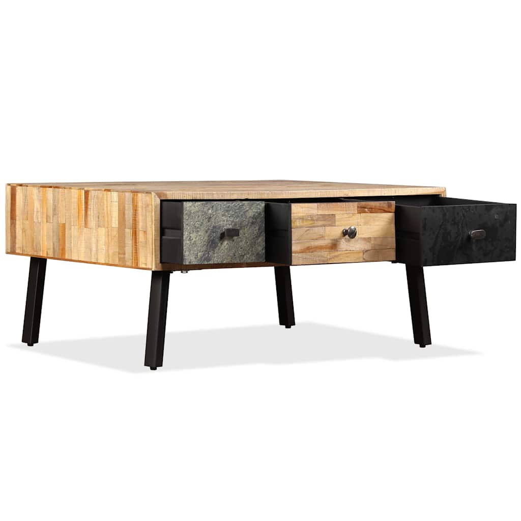 vidaXL Coffee Table Solid Reclaimed Teak 90x65x40 cm