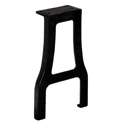 vidaXL Bench Leg | Set of 2 | Black | Cast iron | Medium | Durable | Bench Legs