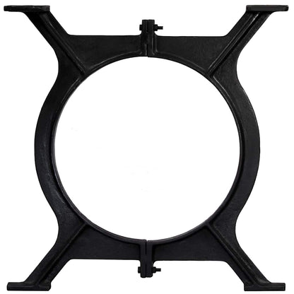 vidaXL Dining Table Legs 2 pcs O-Frame Cast Iron