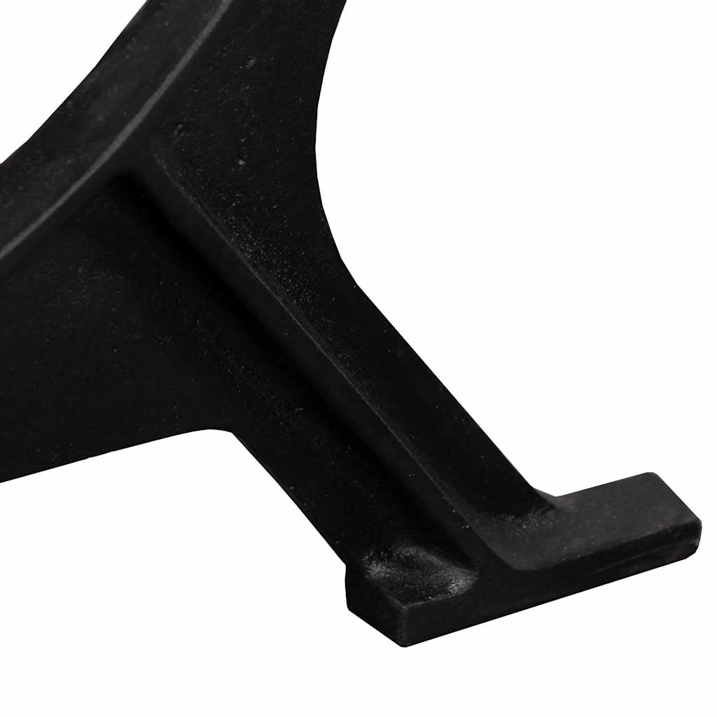 vidaXL Dining Table Legs 2 pcs O-Frame Cast Iron