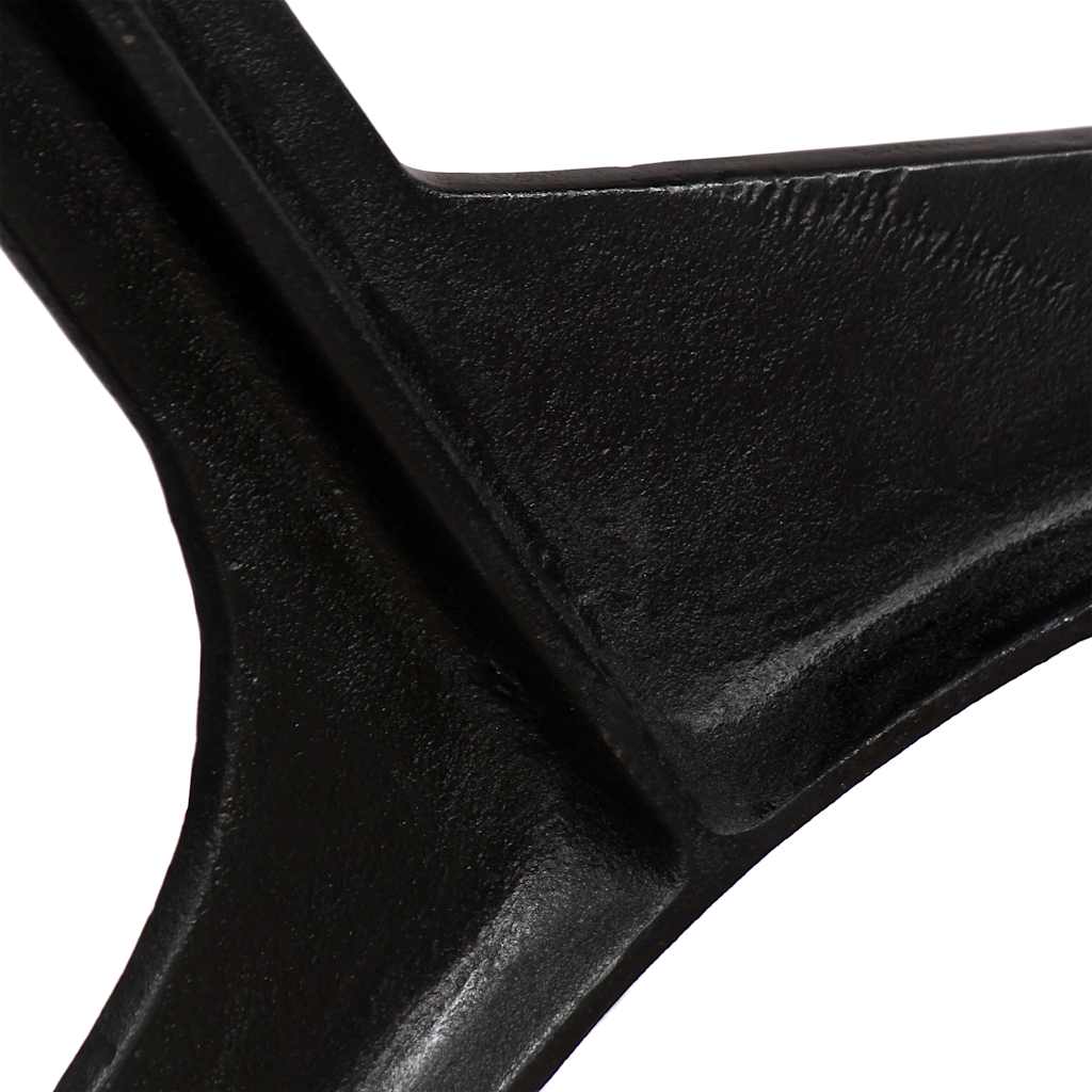 vidaXL Dining Table Legs 2 pcs O-Frame Cast Iron