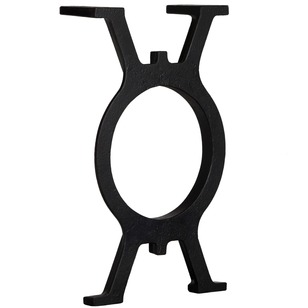 vidaXL Bench Legs 2 pcs O-Frame Cast Iron