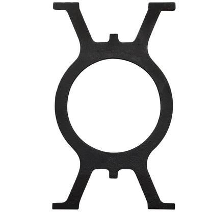 vidaXL Bench Legs 2 pcs O-Frame Cast Iron
