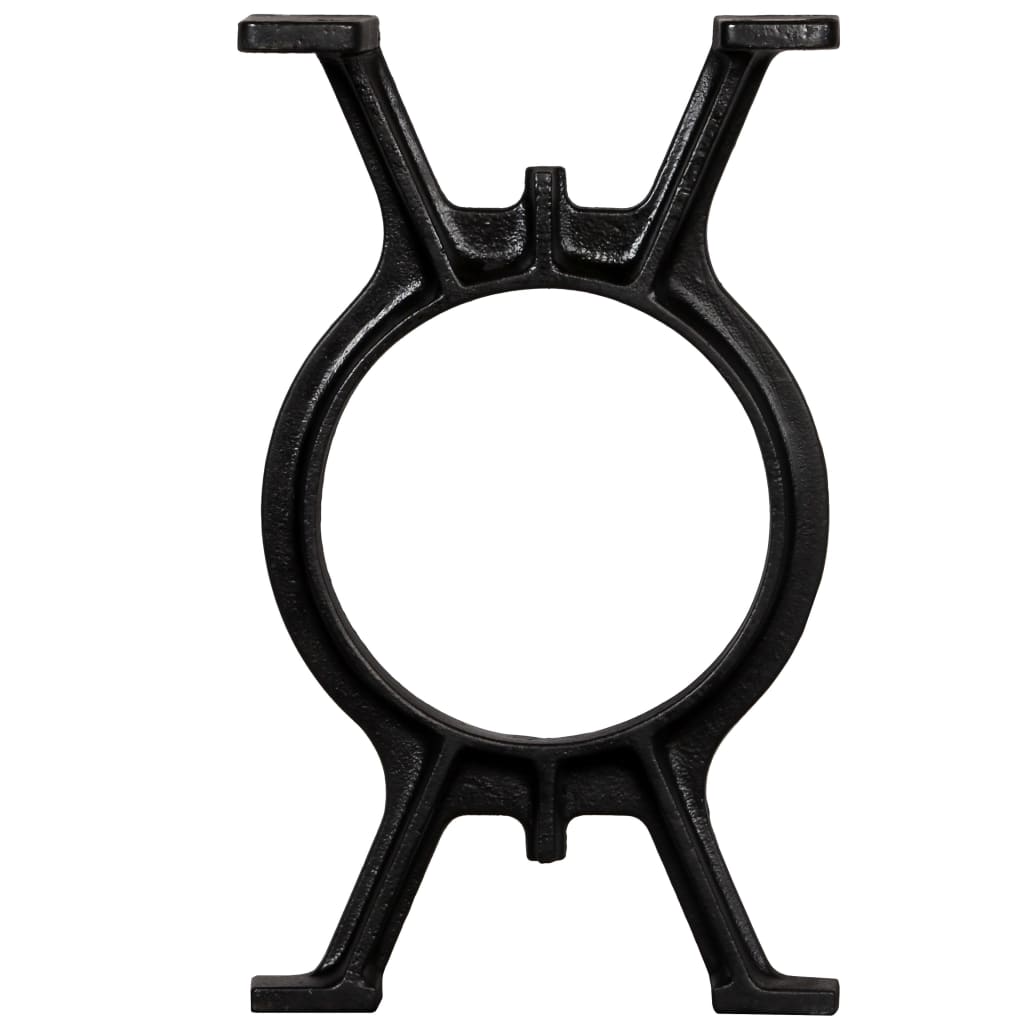 vidaXL Bench Legs 2 pcs O-Frame Cast Iron