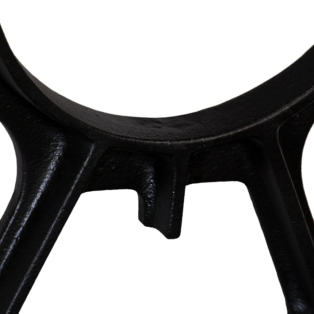 vidaXL Bench Legs 2 pcs O-Frame Cast Iron