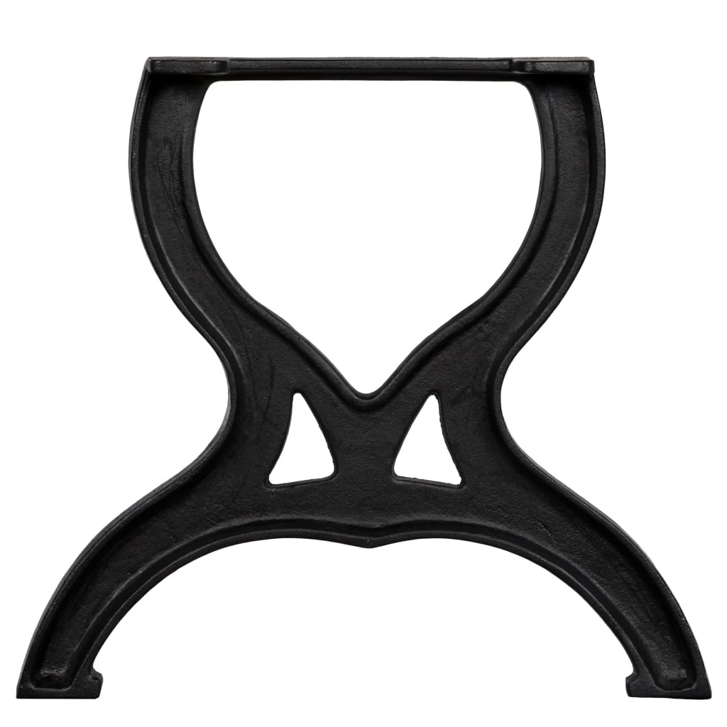 vidaXL Coffee Table Legs 2 pcs X-Frame Cast Iron