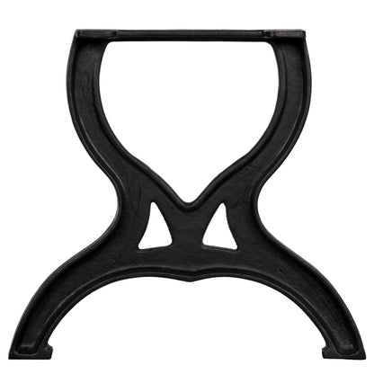 vidaXL Coffee Table Legs 2 pcs X-Frame Cast Iron