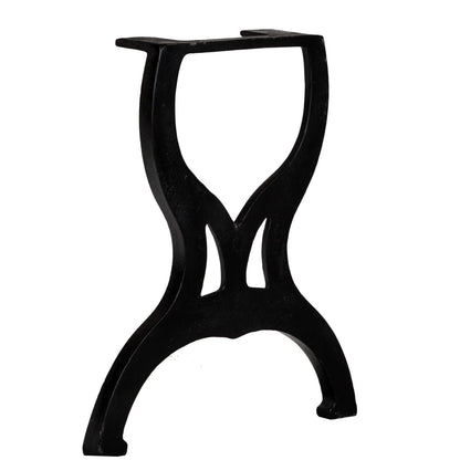 vidaXL Bench Legs 2 pcs X-Frame Cast Iron