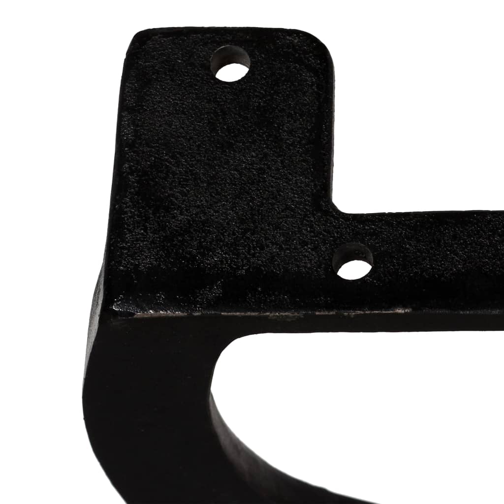 vidaXL Bench Legs 2 pcs X-Frame Cast Iron