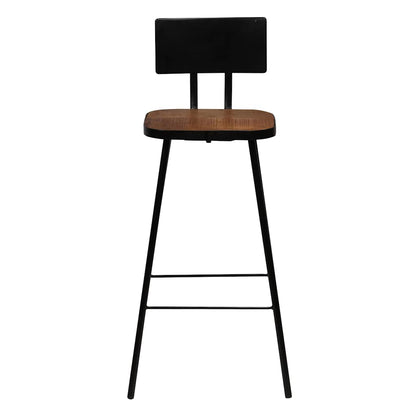 vidaXL Bar Stools 4 pcs Solid Reclaimed Wood