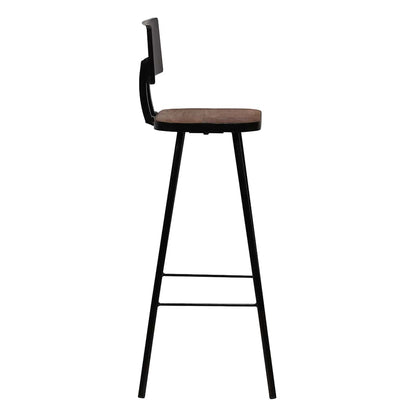 vidaXL Bar Stools 4 pcs Solid Reclaimed Wood