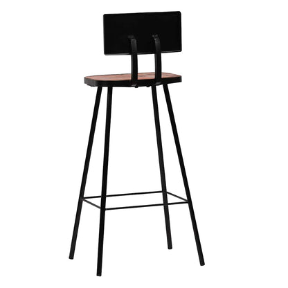 vidaXL Bar Stools 2 pcs Solid Reclaimed Wood