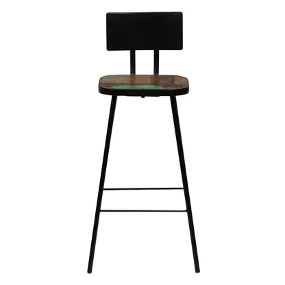 vidaXL Bar Set 3 Piece Solid Reclaimed Wood Multicolour