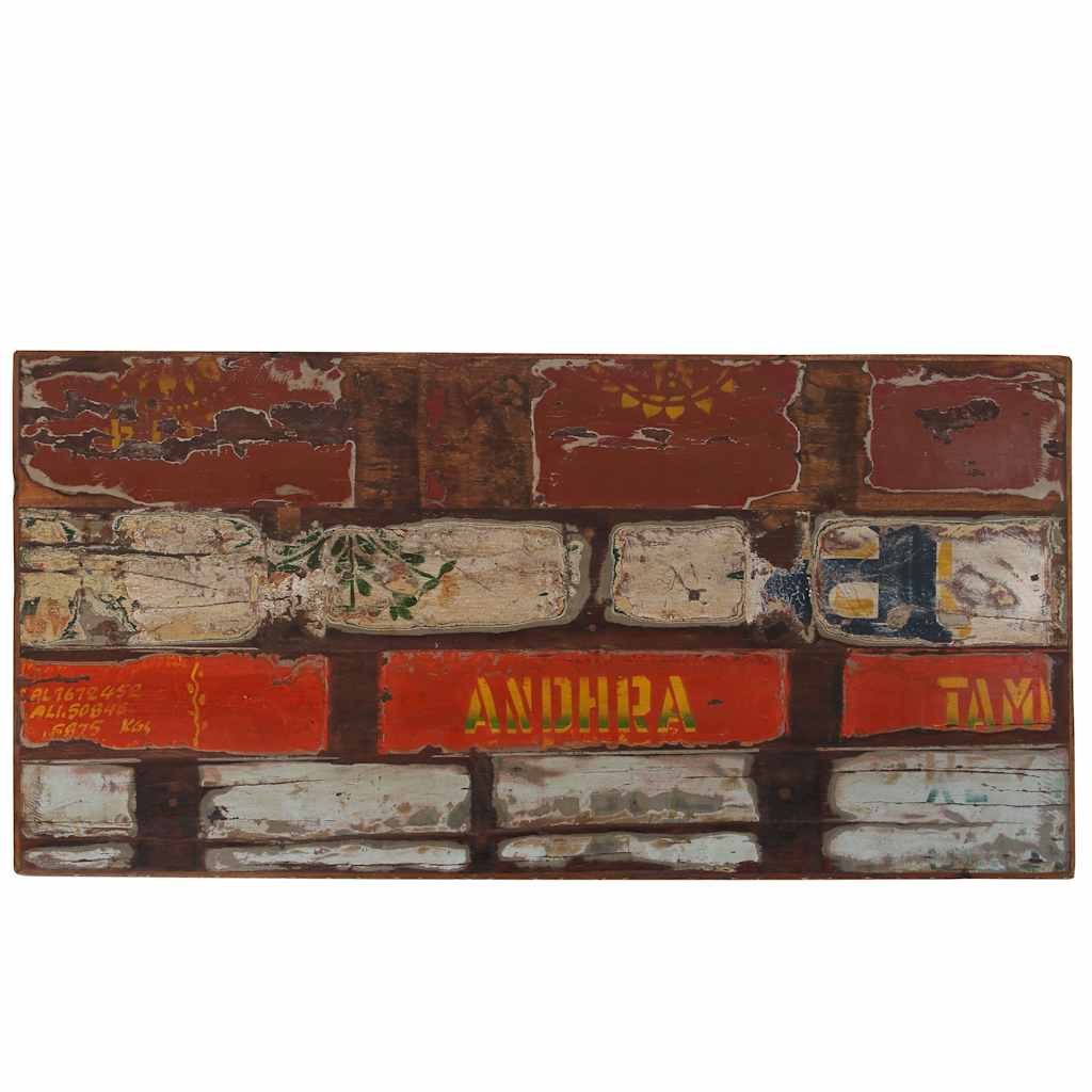 245399 vidaXL Bar Set 5 Piece Solid Reclaimed Wood Multicolour
