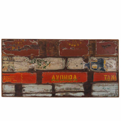245399 vidaXL Bar Set 5 Piece Solid Reclaimed Wood Multicolour