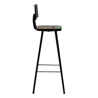 vidaXL Bar Set 5 Piece Solid Reclaimed Wood Multicolour