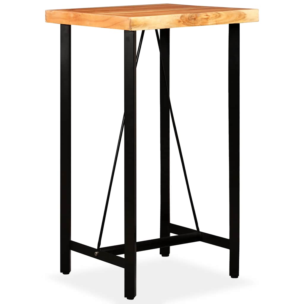 245435 vidaXL Bar Table Solid Acacia Wood 60x60x107 cm