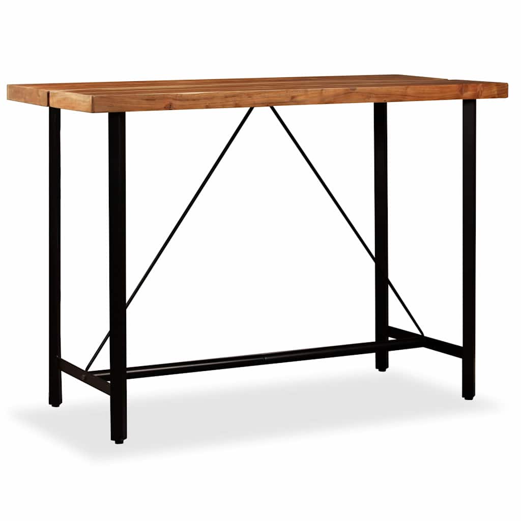 245437 vidaXL Bar Table Solid Acacia Wood 150x70x107 cm