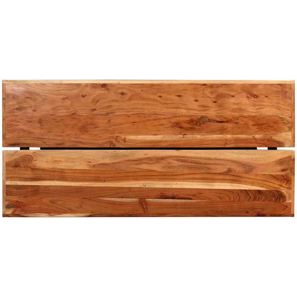 245437 vidaXL Bar Table Solid Acacia Wood 150x70x107 cm
