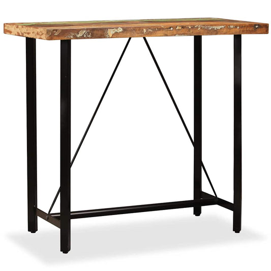 245440 vidaXL Bar Table Solid Reclaimed Wood 120x60x107 cm