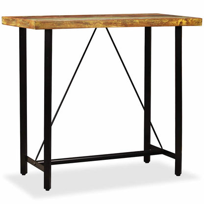 245440 vidaXL Bar Table Solid Reclaimed Wood 120x60x107 cm