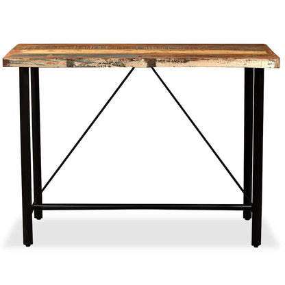 245440 vidaXL Bar Table Solid Reclaimed Wood 120x60x107 cm