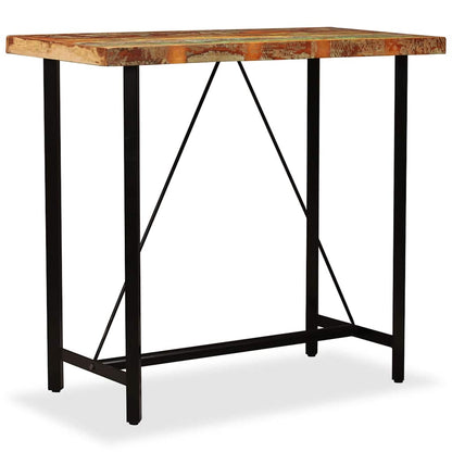 245440 vidaXL Bar Table Solid Reclaimed Wood 120x60x107 cm