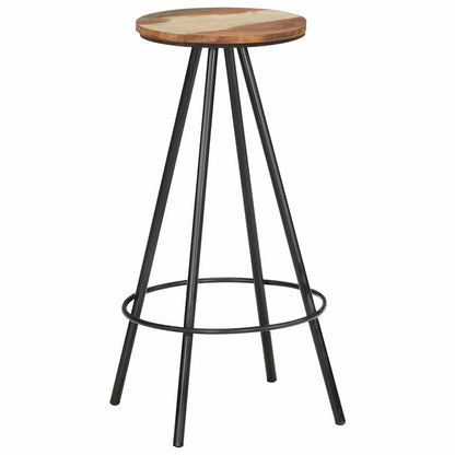 vidaXL Bar Stools 2 pcs Solid Reclaimed Wood