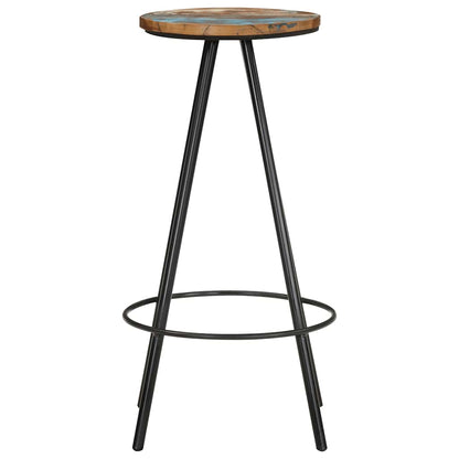 vidaXL Bar Stools 2 pcs Solid Reclaimed Wood