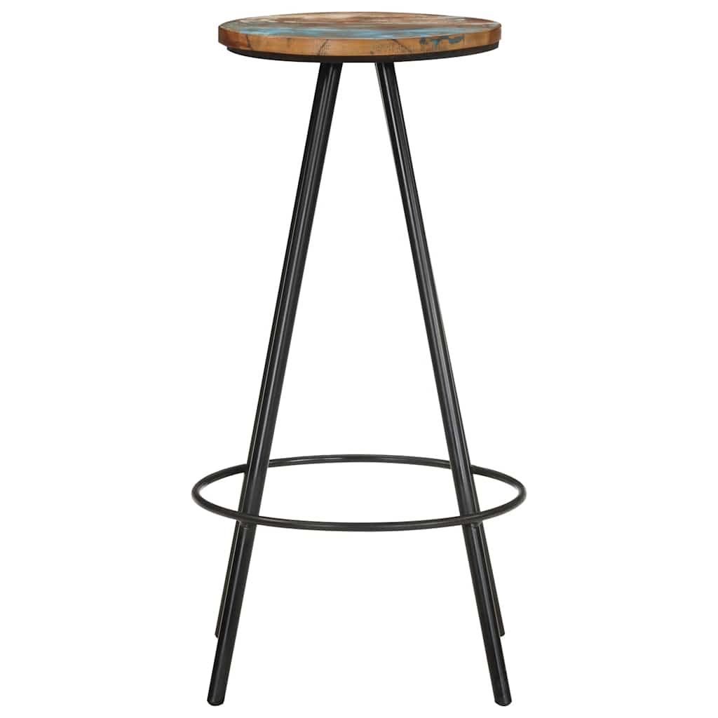 vidaXL Bar Stools 4 pcs Solid Reclaimed Wood