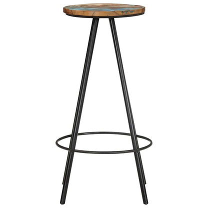 vidaXL Bar Stools 4 pcs Solid Reclaimed Wood