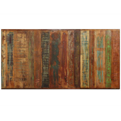 vidaXL Dining Table | Multicolour | Solid reclaimed wood | Standard | Industrial