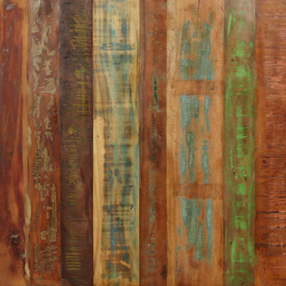 vidaXL Dining Table | Multicolour | Solid reclaimed wood | Standard | Industrial