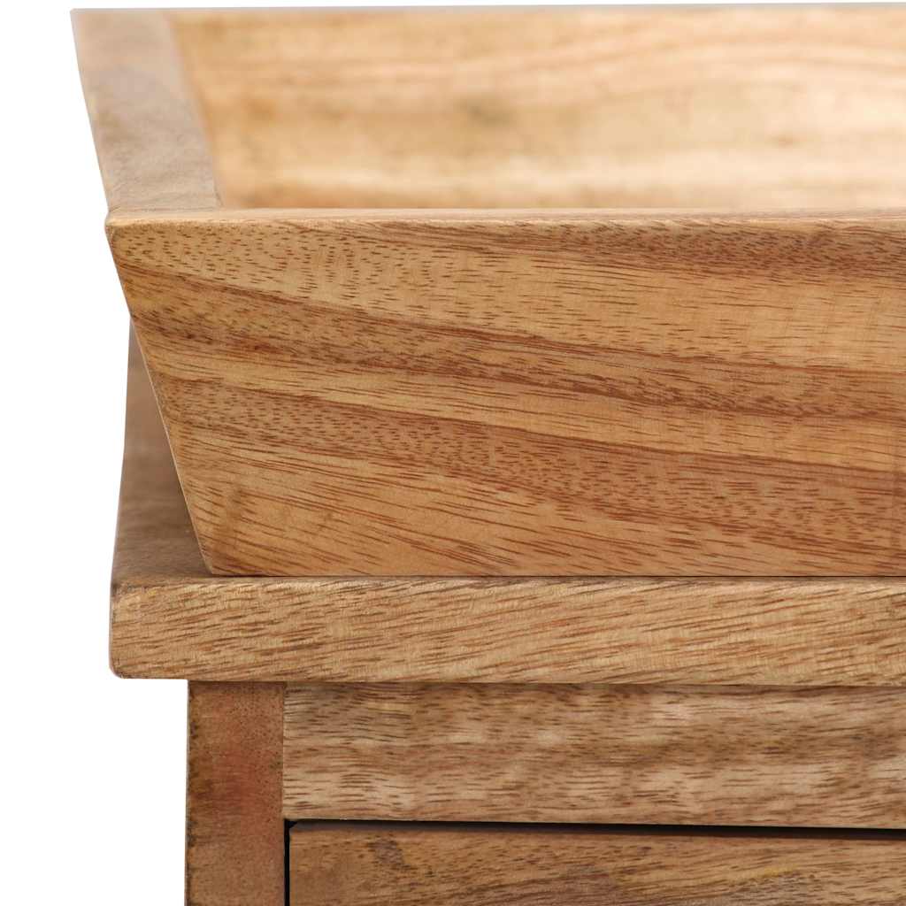 244952 vidaXL Side Table Solid Mango Wood 65x40x76 cm