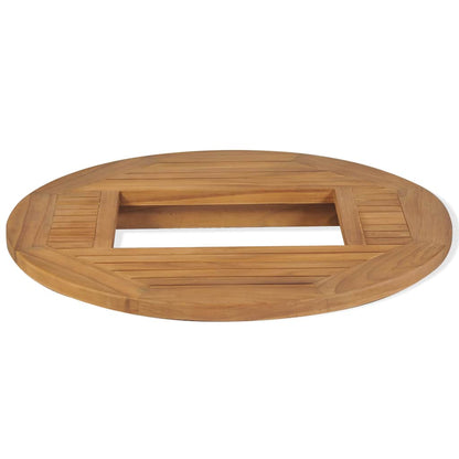 vidaXL Beer Crate Tabletop Teak 70 cm